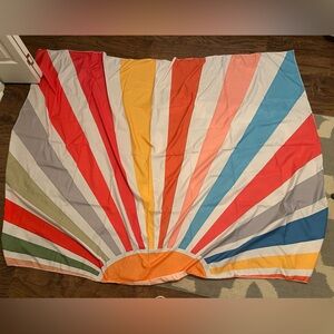 70s style sunset wall tapestry